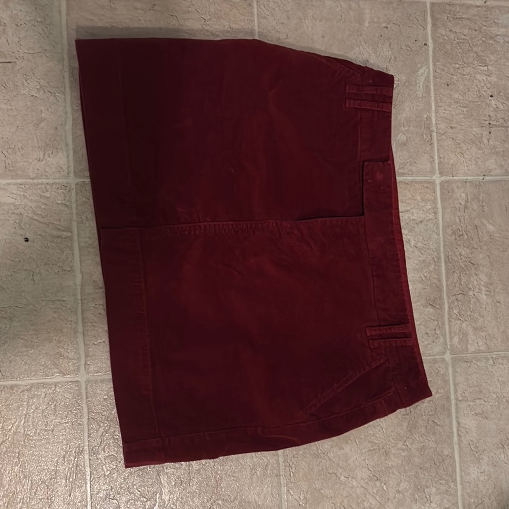 GAP Red Mini Pencil Skirt for Casual Wear